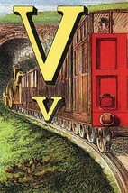 V for the Van that follows the Train by Edmund Evans - Art Print - £17.57 GBP+