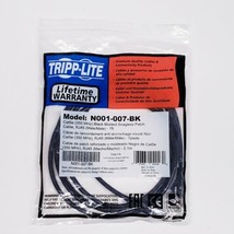Tripp Lite N001-007-BK Cat5e / Ethernet 350MHz Patch Cable (RJ45 M/M) 7ft - $11.77