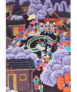 Signed Chinese New Year Oriental Huxian JinShan Peasant Art Asian Painti... - $431.99