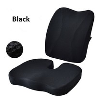 Office Chair Washable Pillow , Lumbar &amp; Back Support Memory Foam Seat Cu... - £22.93 GBP+
