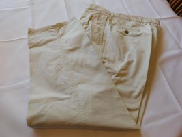 Docker&#39;s Men&#39;s Pants Size 38 X 29 pants slacks Pleated Front Tan GUC - $18.01