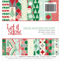 Christmas 6 x 6 Paper Pad Let it Snow - $471.93 MXN