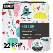 CARIBOU COFFEE BOU YAH! BLEND KCUPS 24CT - £18.78 GBP