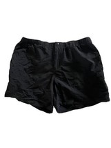 COLUMBIA Womens Shorts SANDY RIVER Black Hiking Cargo Elastic Waist Shor... - £9.18 GBP