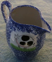 Hand Painted in Italy ceramic pitcher image 1