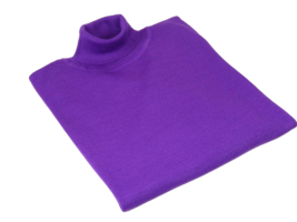 Men PRINCELY Turtle neck Sweater From Turkey Merino Wool 1011-80 Lt Purple - £55.94 GBP