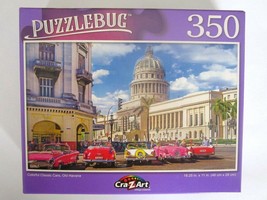 Jigsaw Puzzle 350 Pieces Colorful Classic Cars Old Havana 18.25&quot; X 11&quot; P... - £7.12 GBP