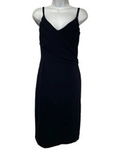 max mara black V-neck spaghetti strap Evening Cocktail dress US Size 8 - £70.39 GBP