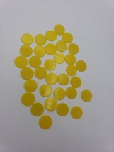 Vtg Yellow Agent Tokens X32 The Man From Uncle Board Game Ideal 1965 U.N.C.L.E. - £7.52 GBP