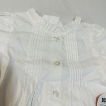 Baby Girl 12 Months White Ruffle Shirt &amp; Buffalo Plaid Pants Holiday Outfit - $15.83