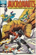 (CB-7) 1982 Marvel Comic Book: Micronauts #40 { Fantastic Four app. } - $3.50