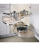 Model 60 Swing Left LeMans II 2-Shelf Lazy Susan Set for Blind Corner Ba... - $7,356.97 MXN