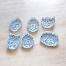 Cookie Cutters PJ Masks Plastic Set Of 6 - £9.92 GBP