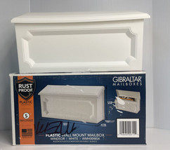 Windsor Wall Mount Mailbox, White Gibraltar Mailboxes WMH00W04 - £18.15 GBP
