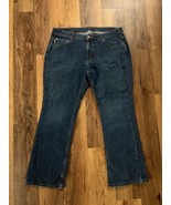 Carhartt Curvy Fit Jean Size 16 X 30 ‘Irregular’ Straight Dark Wash  148... - £18.63 GBP