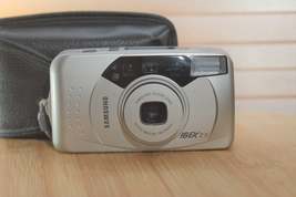 Vintage Samsung IBEX 2X 35mm Compact Camera With Case. Perfect little compact ca - £47.96 GBP