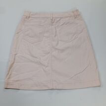 Westport RN#63264 Women's Coral Cotton Blend Stretch A-Line Denim Skirt Size 6 image 2