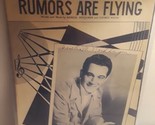 Rumors Are Flying Sheet Music - Bennie Benjamin/George Weiss - $5.69