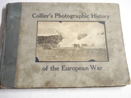 Collier&#39;s Photograph History of the European War 1916 Hardcover WWI - £7.85 GBP