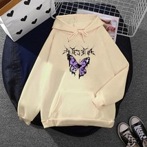 2022 Letter Print New Hooded Sweater Women&#39;s Spring Long-sleeved Lazy Style Loos - £49.86 GBP