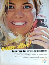 Vintage 1964 Pepsi Cola Pepsi Generation Full Page Ad 823 - $6.92