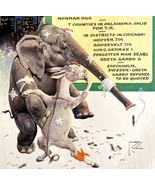 Collier&#39;s Politics Elephant Donkey 1932 Lithograph Magazine Cover Art DWCC1 - €43,43 EUR