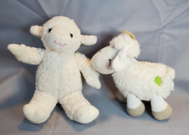 Sheep &amp; Lamb Plush Easter Wooly Woolie Sherpa Stuffed Animals Shamrock Soft Toys - $13.81