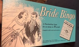 1957 Bride Bingo Vintage Board Game Leister Game Co. Complete Shower Wed... - £7.90 GBP