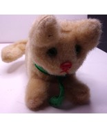 Vintage Mechanical Wind-Up Plush Tan Cat Moving Tail - £3.85 GBP