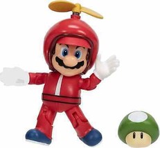 SUPER MARIO 4-Inch Action Figures Collection Propeller Mario - $30.80