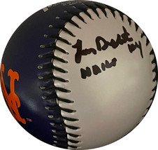 Lenny Dykstra signed Franklin New York Mets Logo Baseball w/ #4 Nails- JSA #RR76 - £31.75 GBP