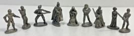 Monopoly Star Wars 1997 Classic Trilogy Edition Set, 9 Pewter Pieces Fig... - $15.00