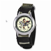 Disney Toy Story Kids Camo Hook and Loop Band Time Teacher Watch - £30.63 GBP