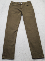 Polo Ralph Lauren Jeans Youth Size 14 Green Denim Medium Wash Pockets Preppy - £15.69 GBP