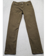 Polo Ralph Lauren Jeans Youth Size 14 Green Denim Medium Wash Pockets Pr... - $20.29