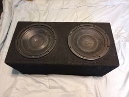 2 10 K7 Subwoofers With Huge Box - $247.50