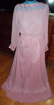 Themes Pink Vintage Long Dress Size 10  - £23.72 GBP