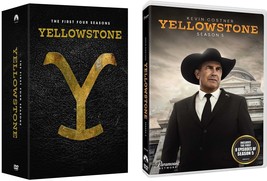 YELLOWSTONE the Complete Series 1-5 Seasons 1 2 3 4 5 - 1-4 Box Set + Season 5 - £20.78 GBP