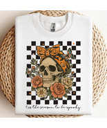 Halloween Skeleton Head PNG, Funny Flower Skull Halloween PNG, Spooky Se... - $3.50 CAD