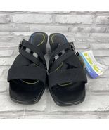 AirStep Blayer Stretch 52110 Black Open-Toe Slip-On Sandals Shoes Women'... - $24.14