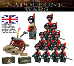 Simulate Napoleon War Scenario Scottish Highland Bagpipes DIY Minifigure... - $23.68