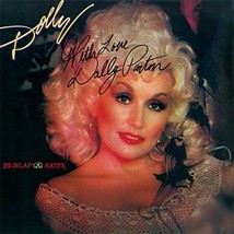 Dolly Parton Signed Burlap &amp; Satin Album - £176.99 GBP