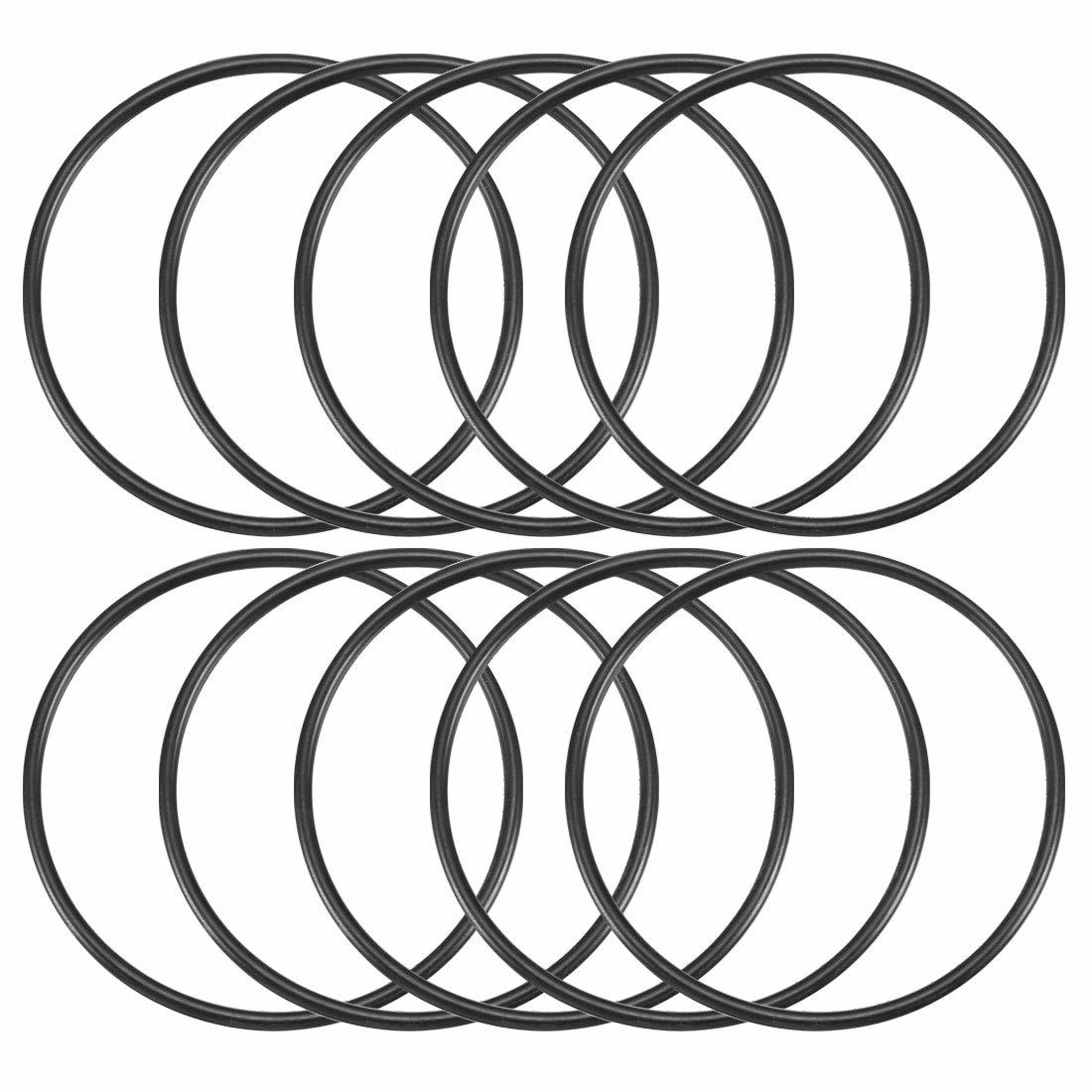 Uxcell Nitrile Rubber O-Rings 60Mm Od 55Mm Id 2.5Mm Width, Metric, Pack ... - $37.97