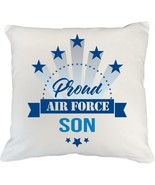 Proud Air Force Son Cool Stars Pillow Cover, Drinkware, Stuff &amp; Merch Fo... - £20.23 GBP