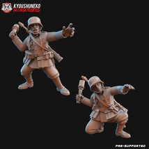 German Grenade Throwing Sci-Fi Miniatures Proxy Army 32mm - $4.99