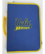 UCLA BRUIBS Camping PICNIC FOLDER SPOONS / KNIVES / CHEESE BOARD / NAPKI... - $22.76
