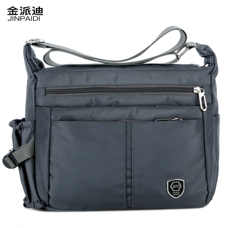 Men&#39;s Shoulder Bag Nylon Splash-proof Messenger Bags Tool Bag Casual Spo... - £25.64 GBP