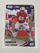 Ryan Ramczyk New Orleans Saints Wisconsin Badgers 2017 Sage Hit Card #39 - £0.77 GBP