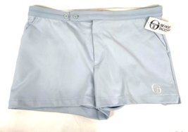 Vintage Men&#39;s Tennis Shorts Size 36 Sergio Tacchini Blue Polyester Italy - £47.96 GBP