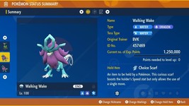 Pokemon Scarlet &amp; Violet - Legendary Walking Wake Link Trade 100% Legit - £4.73 GBP